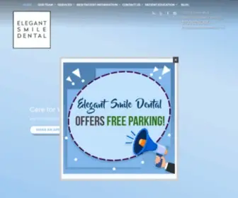 Elegantdental.com(Elegant Smile Dental) Screenshot