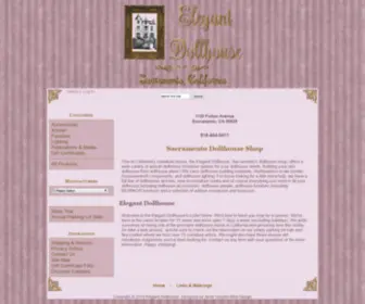 Elegantdollhouse.com(Elegant Dollhouse) Screenshot