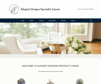 Elegantdsl.com(Specialty Linens) Screenshot