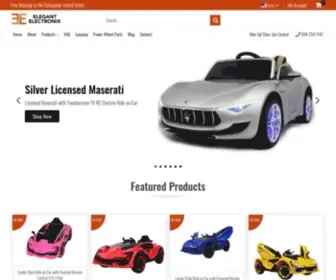 Elegantelectronix.com(Remote Controlled Electric Cars for Kids) Screenshot