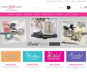 Elegantgiftgallery.com(Wedding Favors) Screenshot