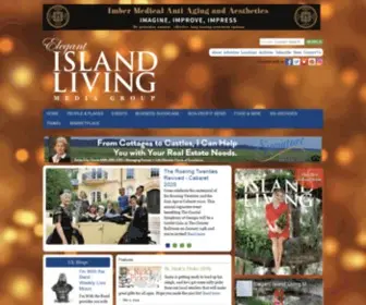 Elegantislandliving.net(The Premier Magazine Reflecting St. Simons Island's Finer Lifestyle. St. Simons Island) Screenshot