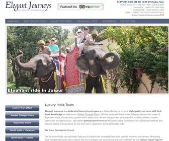 Elegantjourneys.co(Golden Triangle Tours & Luxury India Tours) Screenshot