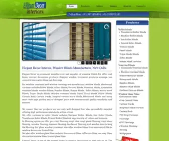 Elegantndecor.com(Roller blinds) Screenshot