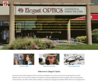 Elegantoptics.net(ELEGANT OPTICS) Screenshot