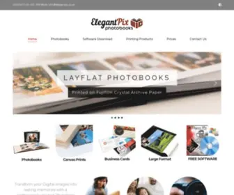 Elegantpix.co.za(Transform your Digital images into lasting memories with a professionally printed Photobooks) Screenshot