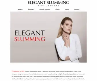 Elegantslumming.com(Elegant Slumming Fine Jewelry in Rehoboth Beach Delaware) Screenshot