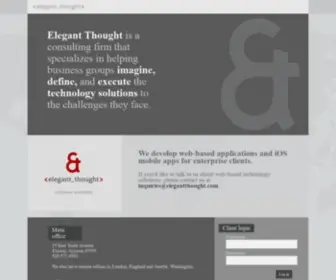 Elegantthought.com(Elegant Thought) Screenshot