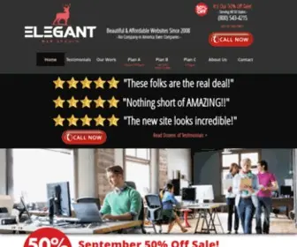 Elegantwebstudio.com(Chicago Website Designer) Screenshot