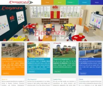 Eleganzainternational.net(School Furniture) Screenshot