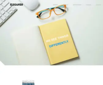 Eleganzo.com(Luxury Eyewear Manufacturer & Distributor) Screenshot