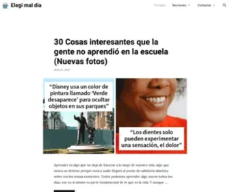 Elegimaldia.es(Elegí) Screenshot