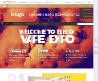 Elego.com.cn(Shenzhen Elego Technology Co) Screenshot