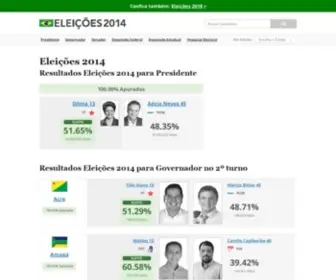 Eleicoes2014.com.br(Eleições) Screenshot