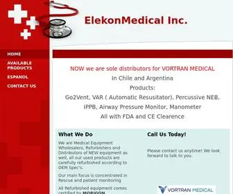 Elekonmedical.com(ElekonMedical Inc) Screenshot