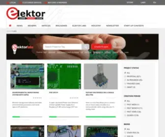 Elektor-Labs.com(Elektor Magazine) Screenshot