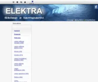 Elektra-Lampy.pl(Oświetlenie) Screenshot