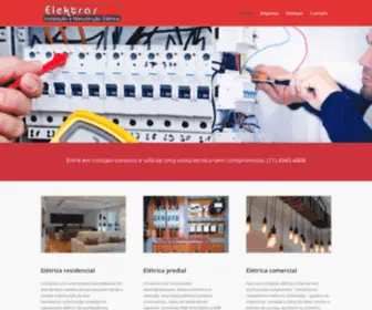 Elektras.com.br(Instalações e manutenção elétrica) Screenshot