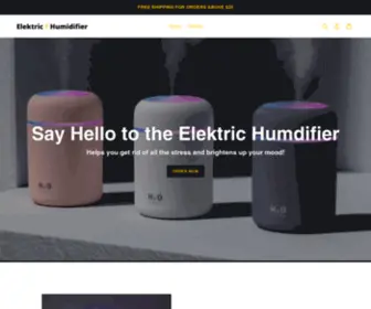 Elektrichumidifier.com(Electric Humidifier) Screenshot