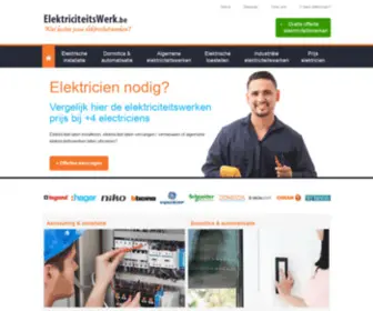 Elektriciteitswerk.be(Zoek je een elektricien) Screenshot
