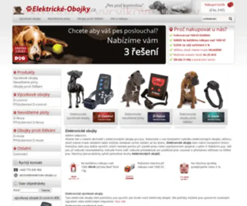 Elektricke-Obojky.cz(Elektronické) Screenshot
