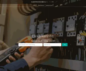 Elektrikerjobb.nu(Lediga jobb som elektriker) Screenshot