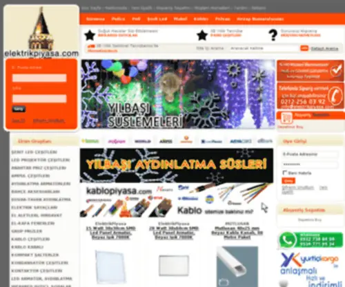 Elektrikpiyasa.com(Türkiye'nin) Screenshot