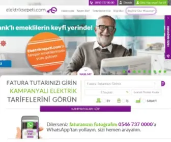 Elektriksepeti.com(Ucuz Elektrik Kullanın Paranız Cebinizde Kalsın) Screenshot