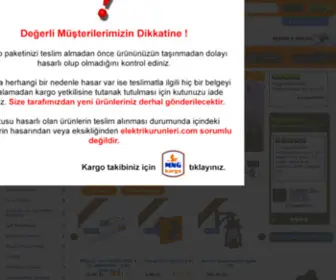 Elektrikurunleri.com(Elektrik ürünleri) Screenshot