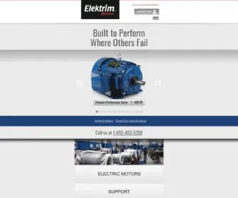 Elektrimmotors.com(Elektrim Motors Home) Screenshot