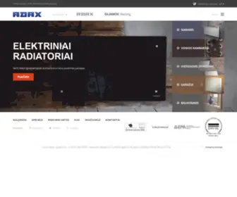 Elektriniairadiatoriai.lt(Elektriniai Radiatoriai Adax Lietuva) Screenshot