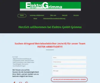 Elektro-GMBH-Grimma.de(Elektro GmbH Grimma) Screenshot