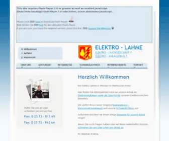 Elektro-Lahme.de(Euroweb Internet Gmbh) Screenshot