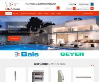 Elektro-Materijal.com(D & A Elektromaterijal) Screenshot
