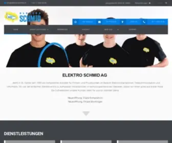 Elektro-SChmid.ch(Elektro Schmid) Screenshot