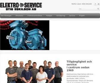 Elektro-Service.se(Omlindning och renovering av elmotorer) Screenshot