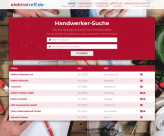 Elektro-Treff.de(Startseite) Screenshot