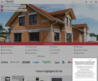 Elektro-Wandelt.de(Elektromaterial günstig kaufen) Screenshot