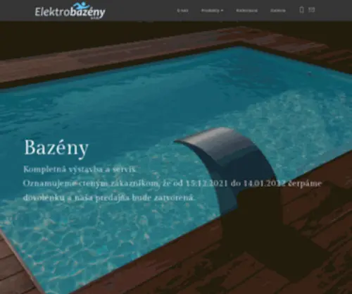 Elektrobazeny.sk(Bazény) Screenshot