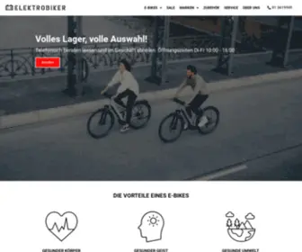 Elektrobiker.com(E-Bike kaufen) Screenshot