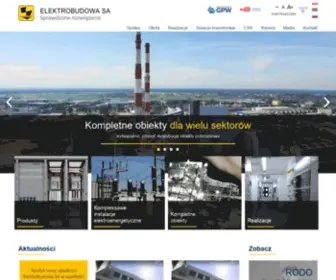 Elektrobudowa.pl(Strona główna) Screenshot