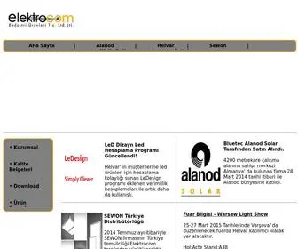 Elektrocomltd.com(Elektrocom l Alanod) Screenshot