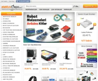 Elektrodepo.com(Elektronik Malzeme ve Hırdavat Satış Sitesi) Screenshot
