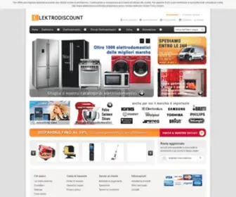 Elektrodiscount.it(Le migliori marche di Elettrodomestici ai prezzi più bassi del web) Screenshot