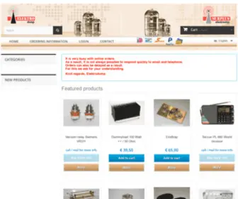 Elektrodump.nl(Uw partner in Elektronica) Screenshot