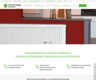 Elektroflachheizung.info(Elektroheizkörper) Screenshot