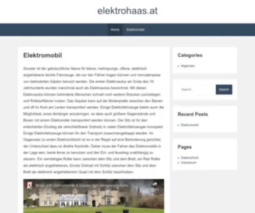 Elektrohaas.at(Haas Elektro GmbH) Screenshot