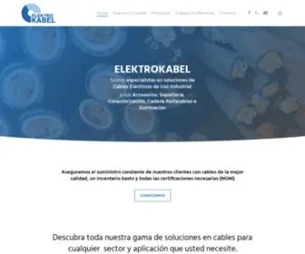 Elektrokabel.com.mx(Elektrokabel México) Screenshot