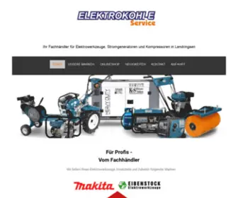 Elektrokohle-Service.com(Elektrokohle Service GmbH) Screenshot