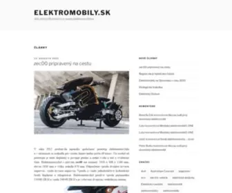 Elektromobily.sk Screenshot